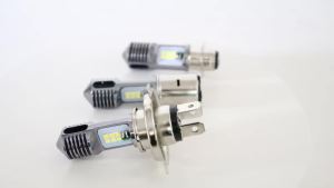 1 Bóng Đèn Pha LED Xe Máy H4 P15D BA20D 3030 Chip Hai Màu Trắng Vàng/trắng Xanh Dương Nhạt Đèn Sương Mù DRL Lắp Đặt Dễ Dàng