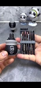 Obeng Bolak Balik Pendek Cebol Bogel Mini CRV 2 Way Screwdriver (Free magnetisator) Obeng CRV ELLKA Set 7in1