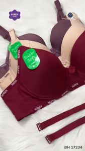 Sorex Bra Ada Kawat Busa Sedang Kait 3 Cup B-C Super Soft BH 17234