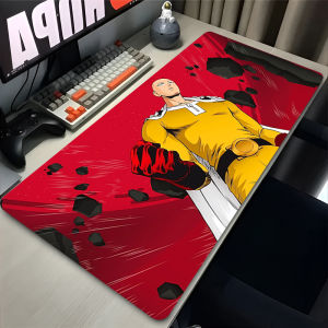 Bandai | Mousepad One P-Punch Man Computer Mat Deskpad Laptop Keyboard Mat Office Large Landscape Available Sizes Mouse Pad