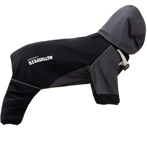 Hipidog | Full Coverage Waterproof Hippie Dog Raincoat For Large Dogs Four Legs Golden Retriever Labrador Medium To Large Dogs Rainwear