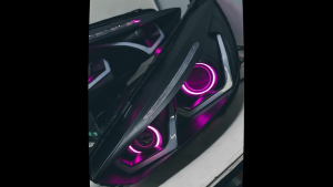 【Local Delivery+COD】Car & Motorcycle COB LED Angel Eyes Halo Ring Light – 60mm Multi-Color Bright Indicator Light for Headlight Retrofit – 12-24V – Constant IC Driver – Pang-ilaw sa Mata ng Sasakyan