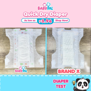 BabyPal Quick Dry Diaper for Baby Taped Pants Newborn to XXXL Pack of 1 Baby Needs Collection