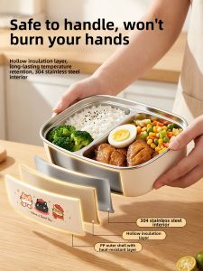 XIAOCHUSHU | Microwaveable Bento Box Segmented