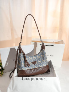 Jacoponnus Genuine Leather Horn Handbag Womens Fashionable Autumn Winter Crossbody Tote Bag Soft Polyester Lining Zipper Closure