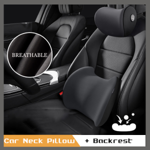 Car Removable Washable Seat Lumbar Support Pillow Auto Neck Pillow Waist Support Backrest Vehicle Car Cushion Kits