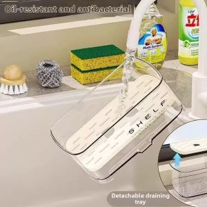 TANGJIXIONG | Multifunctional Drain Drying Storage Rack No Drilling Required