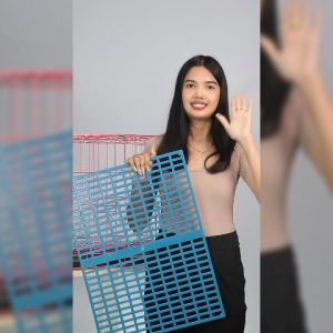 Petus แผ่นรองกรง แผ่นรองกรงสําหรับสัตว์เลี้ยง แผ่นป้องกันเท้าตกร่อง แผ่นเรียบ ไม่ติดเท้า