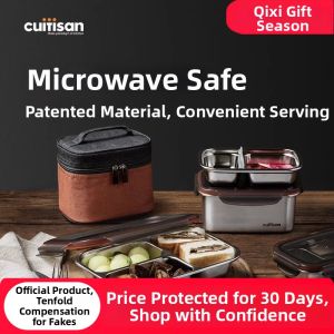 KUYISHI | Microwave Safe Stainless Steel Food Grade Lunch Box