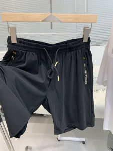 Quần Short Thể Thao Nam Ice Silk Nhanh Khô Chống Thấm Nước Chống Bẩn Khóa Kéo Quần Dài Thường Ngày Mùa Hè Quần Ống Đứng