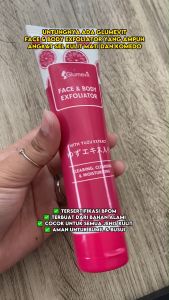 EGS- GLUMEVIT FACE AND BODY EXFOLIATOR GEL Mengangkat Sel Kulit mati dan Mencerahkan kulit tubuh sekalipun