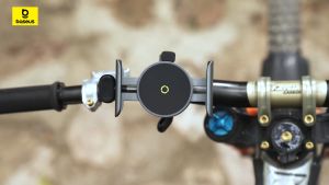 Baseus แท่นยึดโทรศัพท์แบบแม่เหล็ก PrimeTrip Series Magnetic Bike Phone Holder สี Cosmic Black