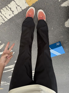 Black Slim Fit Casual Pants Mens Summer Thin Quick Dry American Workwear Trousers Sport Leisure Straight Leg Long Trousers