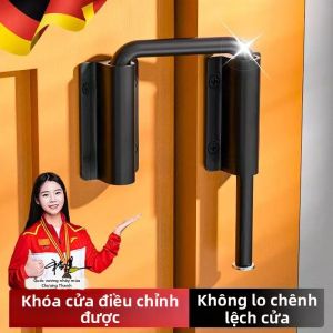 ZHENMIAO | Reinforced Sliding No-Drill Lock Stainless Steel Door Lock