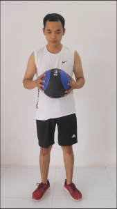 Bóng Tạ Bóng Đập Tập Thể LựcTập GymTập Yoga Chất Liệu Cao Su Đặc Hàng Nhập Khẩu Medicineball-54000 3kg