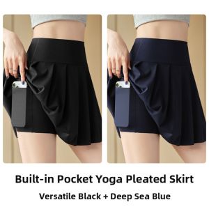 Miiow | Cat Woman Sharkskin Pants High Waist Yoga Fitness Sports Bottoming Skirt Pants Womens Fake Two-Piece Spring Summer Thin