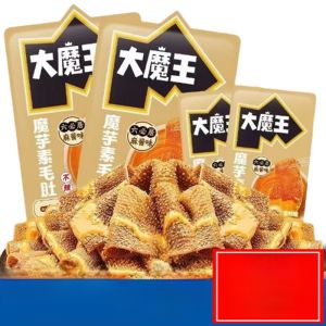 Salted Fish Shop Big Devil Miso Tofu Hot Pot Sauce Vegetarian Gizzard Snack Sichuan Pepper Flavor Fried Tofu Bites 9g Bag