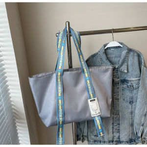 Large Capacity Oxford Cloth Commuter Bag Womens 2025 New Style College Student Class Bag Single Shoulder Handbag Shopping Bag