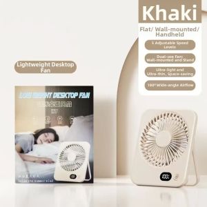 「China Plug」LINGYUE | Portable Quiet High-Power Mini Desk Fan USB Charging