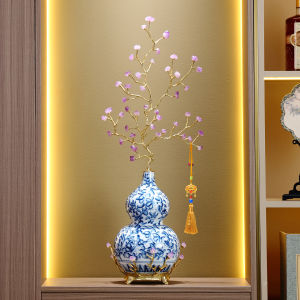Kisstyle | Lucky Charm Foliage Ceramic Calabash Decorative Ornaments
