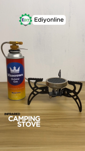 【 Dual Infrared Camping Stove】 Mini Foldable 2in1 Infrared & Strong Flame Windproof Butane Gas Cooker Stove Burner Head Hiking Outdoor BBQ Portable Picnic Card Type Dapur Khemah