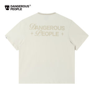 dangerouspeople | Contrast Collar Print T-Shirt