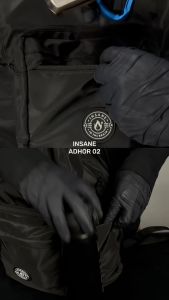 INSANELTD.TAS SERUT ISN ADHOR 02 / STRING BAG/TAS SERUT RANSEL - Tas Olahraga - Premium - Hitam