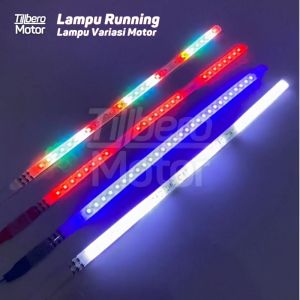 Lampu Running Alis LED 24V Truk 30 CM Warna Warni / Lampu Flexybel Fleksibel 30 CM RGB