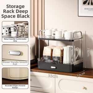 AMU·PIGGY | Cup Storage Rack Drying 2-Layer Tray