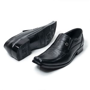 Sepatu Formal Pantofel Pria Slip On Kulit 014 Hitam