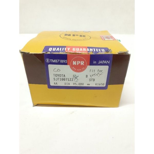 NPR PISTON RING FOR TOYOTA B GROOVES (STD) Lazada Lazada PH