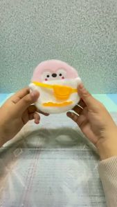 Ready Stock Cute Penguin coin purse bank card bag cosmetics lipstick bag data line bag coin bag