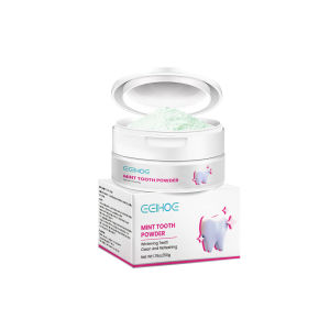EELHOE Tooth Powder Cleaning Oral Hygiene Fresh Breath Remove Plaque Stains Tartar Removal Bright Dental Brush Teeth Powder Peppermint tooth powder removes dirt freshens breath brightens and whitens teeth cleans bad breath stains and tartar