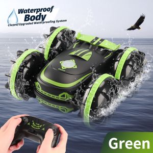 RC Toy Car 1:20 4WD Off Road Waterproof Amphibious Stunt Durable Remote Control Car toys Waterproof 2.4 GHz Remote Control Boat