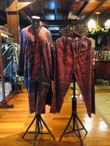 Cardina Set ( Cardigan + Pants ) by Dian Pelangi ORIGINAL Setelan Outer Cardi Celana Kulot Tie Dye Casual Wanita Hijaber Cantik Anggun Modis Modern Elegan Mewah Model Korea Santai Terbaru Motif Jumputan Sairangan Hand Made Kekinian