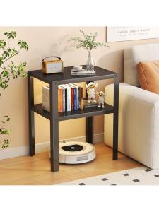  YYBAIO | Bedside Storage Shelf Simple Metal Steel Bedside Table