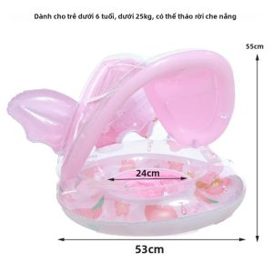 1 Chiếc Tấm Che Nắng Bơm Hơi Bơi Vòng Bơi Hồ Bơi Phao Mùa Hè Thể Thao Dưới Nước Phụ Kiện Dành Cho Trẻ Em