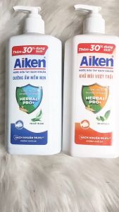 Nước Rửa Tay Aiken 494g – Sạch Khuẩn 99.9% Dịu Nhẹ Cho Da Tay
