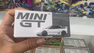 Mô Hình Xe MINI GT Box Version – Mazda AZ-1 Liberty Walk LB40 White 2024 Tokyo Auto Salon 1/64