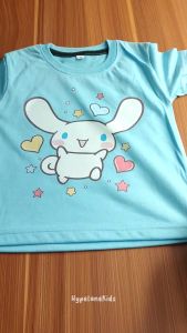 Baju Kaos Anak Perempuan Karakter Cinnamoroll Lucu Import Usia 1 - 10 Tahun - Hypelane Kids - DTF