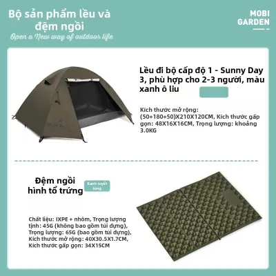 Mobi Garden | Lều Chống Thời Tiết Di Động cho 2-4 Người 3 Mùa