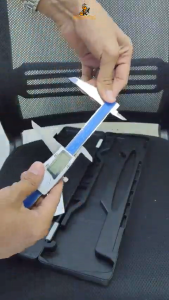 Nasara 6 / 8 / 12 Inch Electronic LCD Digital Vernier Caliper IP54 Waterproof Ruler Gauge 0mm-300mm Kaliper