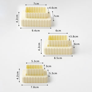 Text Blessing Cookie Cutter Press Style Baking Tool Chinese Character Wafer Cake Decorating Tool Home Use Kitchen Gadgets