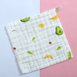 Baby square towel: 100% cotton six-layer high-density baby and childrens face towel newborn saliva towel small towel square towel. LXF