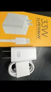Realme 33W SuperDart USB-C Fast Charger & Cable for iPhone Sony LG Huawei