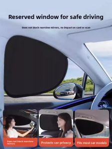 MONLEYTA | German Car Sunshade Heat Insulation Black Glue Static Privacy Curtain For Side Window Glass New 2025 Model Car Sun Blind