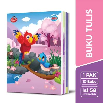 BUKU TULIS SIDU 58 LEMBAR HARGA PER 1 buku