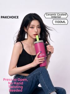 PAKCHOICE | Large Capacity Portable Insulated Cup High Aesthetic