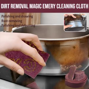 Dirt Removal Magic Emery Cleaning Cloth Nano Emery Sponges Scouring Pad Removes Stains Oil Stains Rusting Scouring Pad 金刚砂海绵