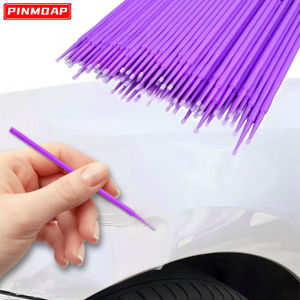 Automotive Interior Detail Brushing Car Repair Tool Brush Disposable Paint Repair Micro Detail Brush Head Interior Accessories